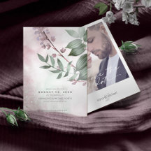 Calligraphy Blommigt Mauve ID771