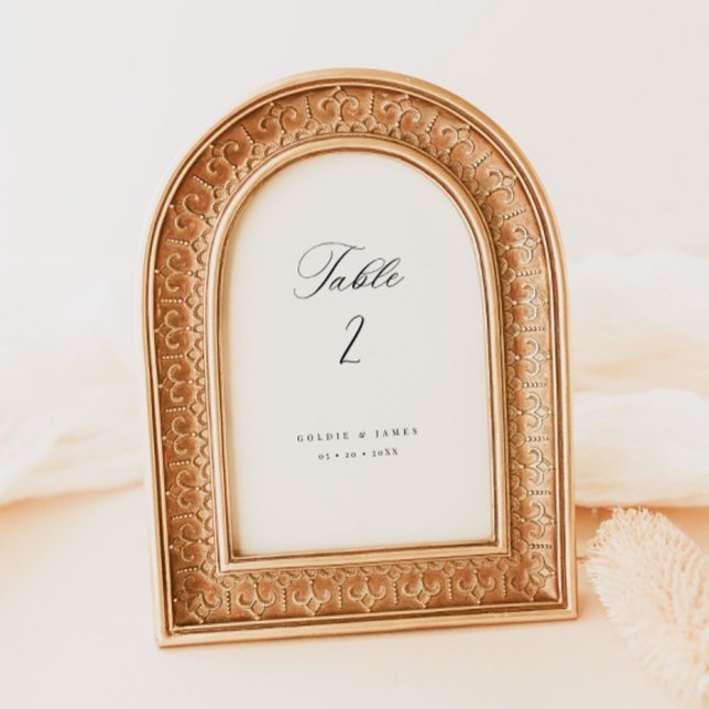 Calligraphy Bordsnummer Wedding Reception Decor (Skapare uppladdad)