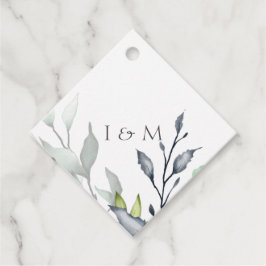 Calligraphy Botanical Bröllop Gåvor Etiketter