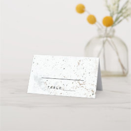 Calligraphy Bröllop Escort Card | Svart Placeringskort