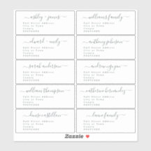 Calligraphy Bröllop Guest Adressetiketters UK Layo
