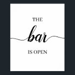 Calligraphy Bröllop Pub Sign Poster<br><div class="desc">Calligraphy Bröllop Pub Sign</div>