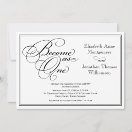 Calligraphy Christian Wedding-inbjudan Inbjudningar