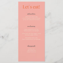Calligraphy Elegant Beige Bröllop Menu-kort