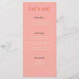 Calligraphy Elegant Beige Bröllop Menu-kort Meny