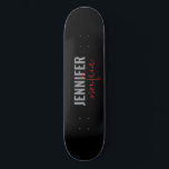 Calligraphy Elegant Plain Add Own Namn Mini Skateboard Bräda 18,5 Cm<br><div class="desc">Tittar du för en vacker kalligrafi med en estetisk handstil? Den här enkla, öga-fångstdesignen är till för dig. Denna produkt, som är särskilt designad för giftermål och namn använda, imponerar omedelbart på dem som ser den. Bran och den smakfulla utformningen återspeglar omedelbart kvaliteten på ditt förhållande och din familj.</div>
