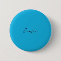 Calligraphy Elegant Plain Simple Namn Blue