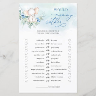 Calligraphy Girl Elephant skulle snarare Mamma