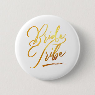 Calligraphy Guld Brides tribe elegant Knapp