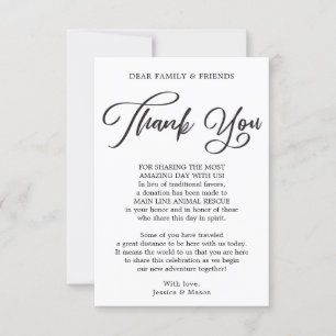 Calligraphy i Lieu av kortet för favörtackställe Meddelande