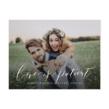 Calligraphy Kärlek är patientfotouppskjutning