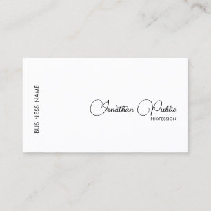 Calligraphy Namn Anpassningsbar Company Logotyp El Visitkort