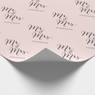 Calligraphy Namn Bröllop Presentpapper