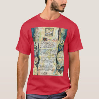 Calligraphy of the poem IF by Rudyard Kipling T Shirt