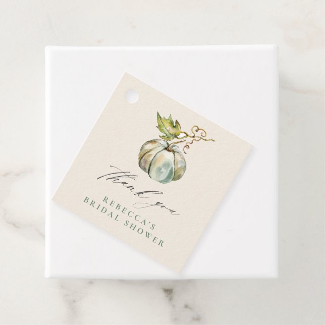 Calligraphy Pumpkin Möhippa Tack Gåvor Etiketter (På plats)