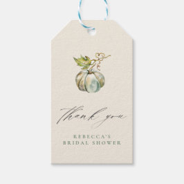 Calligraphy Pumpkin Möhippa Tack Presentetikett