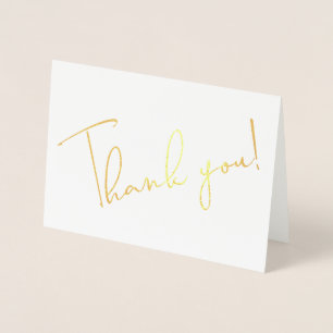 Calligraphy Script Tackkort Foil Card Folierat Kort