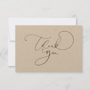 Calligraphy Simple Tack för Cute Elegant Script