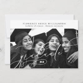 Calligraphy Student 2 Photo College Graduation Meddelande