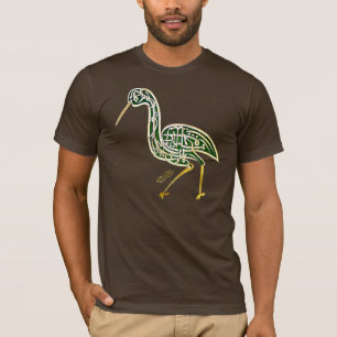 Calligraphyfågel (storken) t-shirt