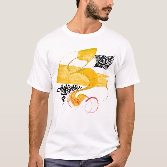 Calligraphystil 3 tee shirt (Framsida)