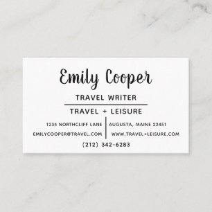 Calligraphyvisitkort Visitkort