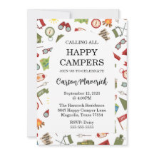 Calling All Happy Campers Kids Birthday