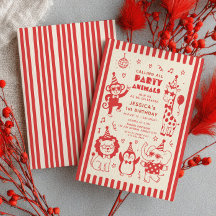 Calling All Party Animals Burgundy 1-årsfest