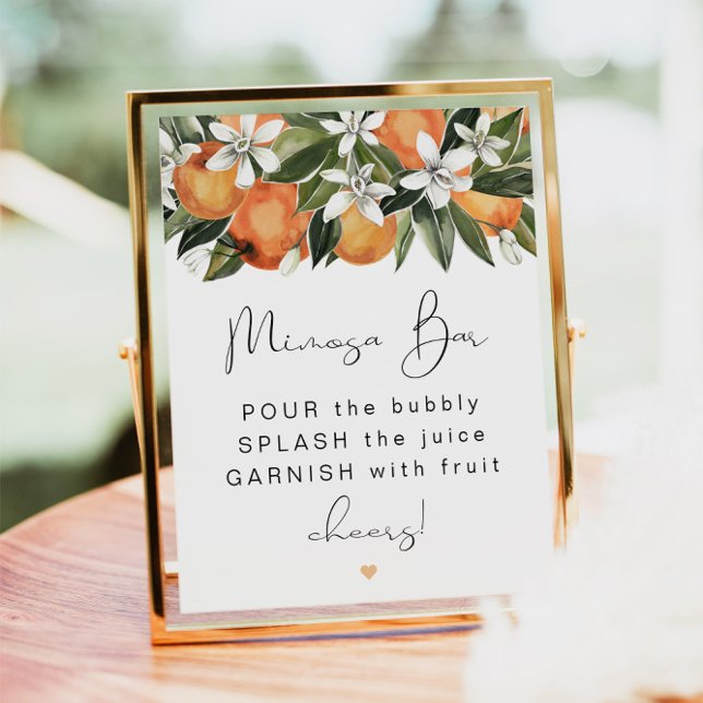 CALLIOPE Citrus Orange Clementine Mimosa Pub Poster (Skapare uppladdad)