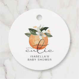 CALLIOPE Little Cutie Clementine Baby Shower Gåvor Etiketter