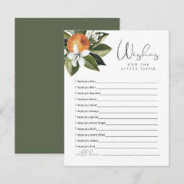 CALLIOPE Little Cutie Clementine Önskemål för Baby Tilläggskort