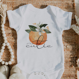 CALLIOPE Little Cutie Clementine Orange Baby T Shirt