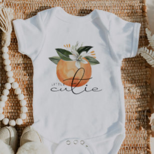 CALLIOPE Little Cutie Clementine Orange Baby T Shirt