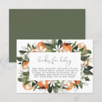 CALLIOPE Little Cutie Orange Bokar för Baby Card