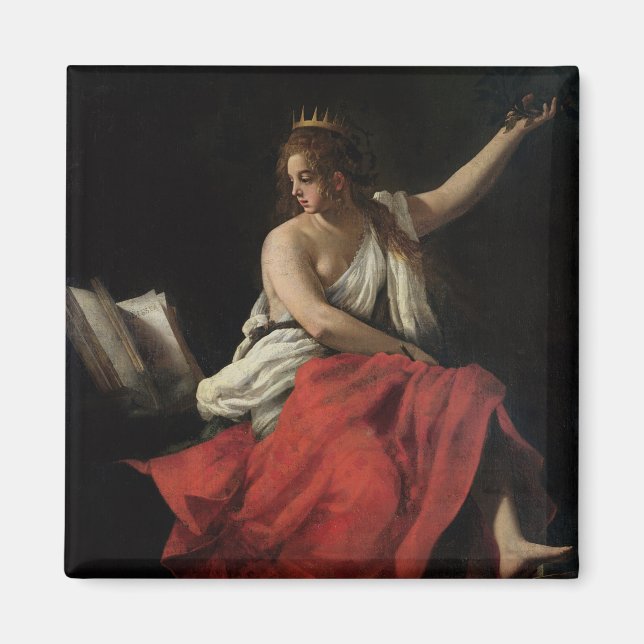 Calliope, Muse of Epic Poetry Magnet (Framsidan)