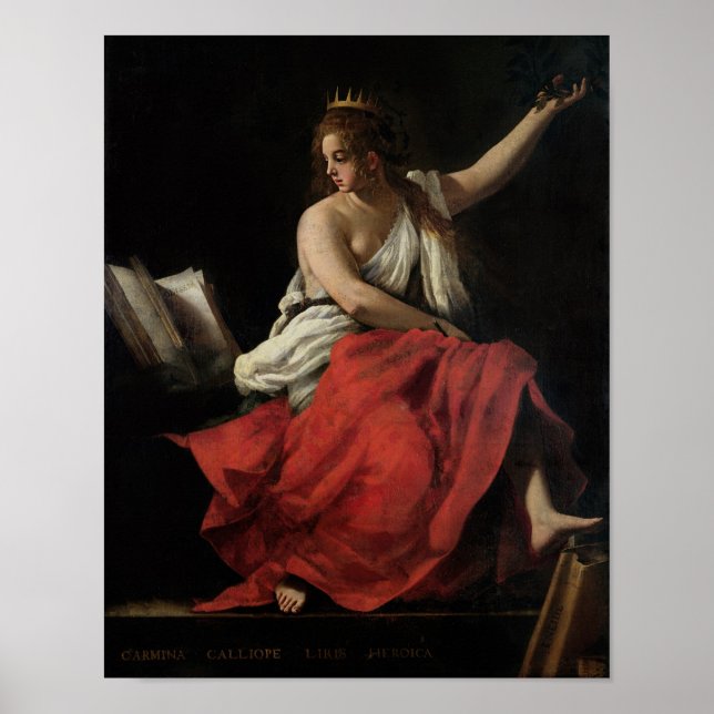 Calliope, Muse of Epic Poetry Poster (Framsidan)