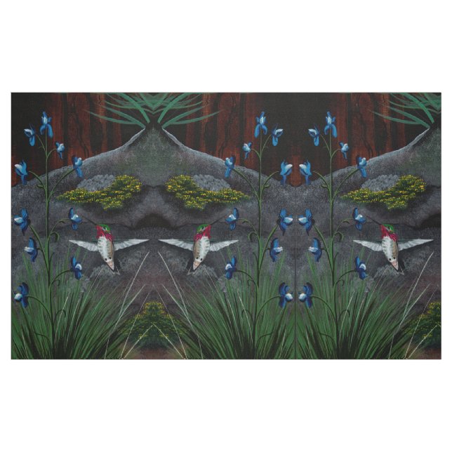 CalliopeHummingbirdtyg Tyg (Fat Quarter)