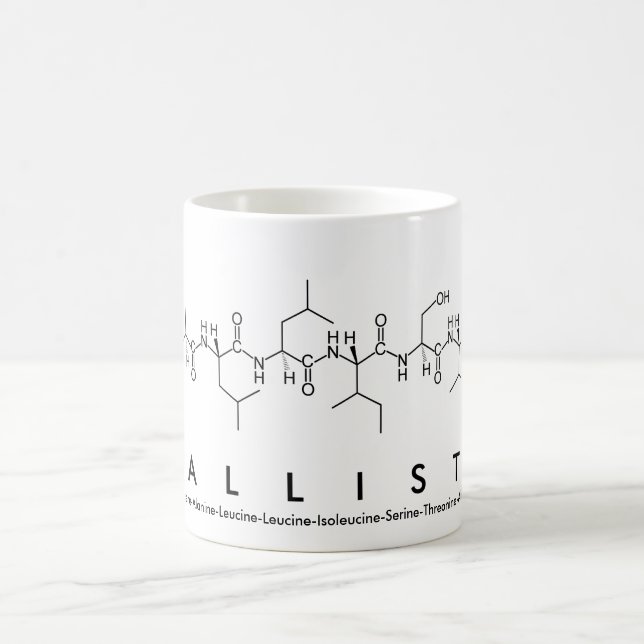 Callista peptide namn mugg (Center)