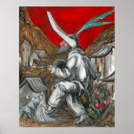 Callot Fritellino oil on Gesso by Mikle Poster