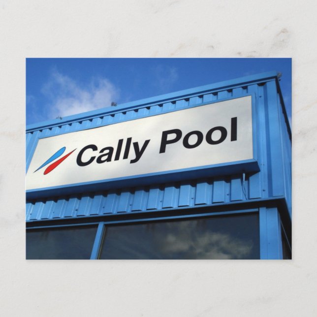 Cally Bassäng vykort (Framsida)