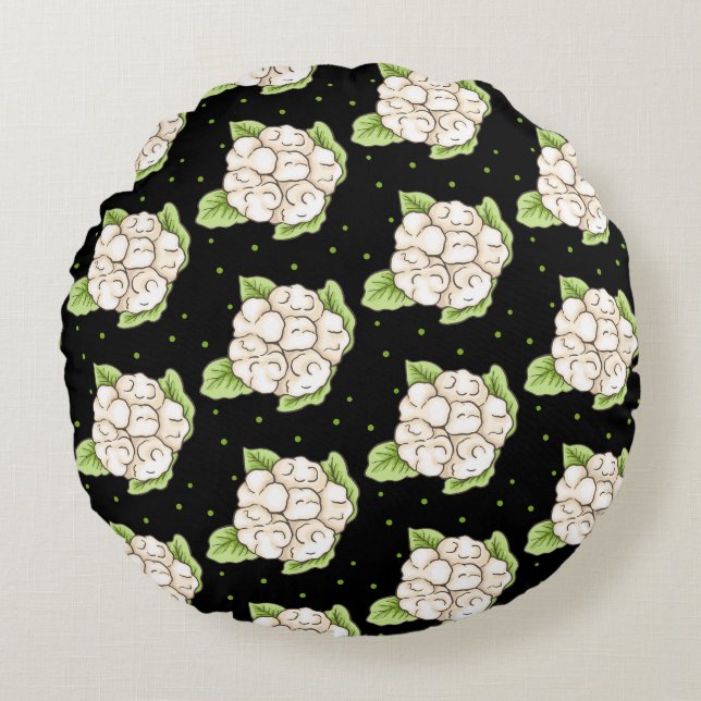 CallyFlowers Rund Kudde (Framsidan)