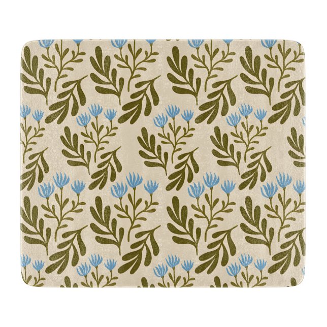  Calm and Natural: Blue Flower Seamless Pattern (Framsidan)