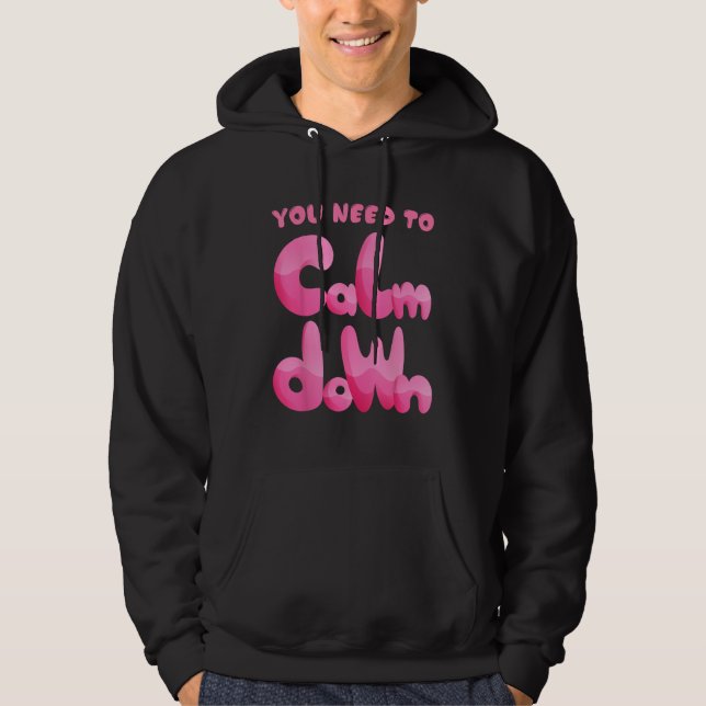 Calm Down Candy for summer Hoodie (Framsida)