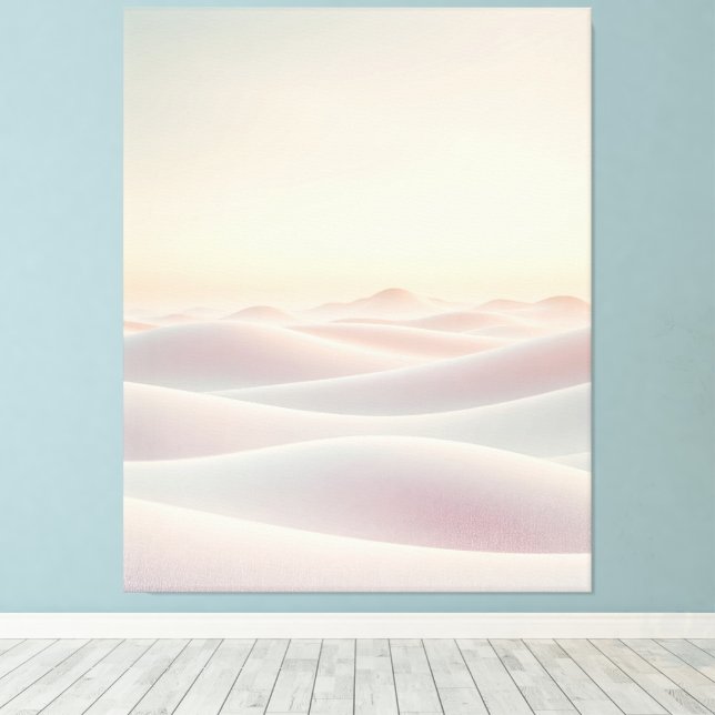 Calm light background with sand dunes canvastryck (Insitu (trägolv))