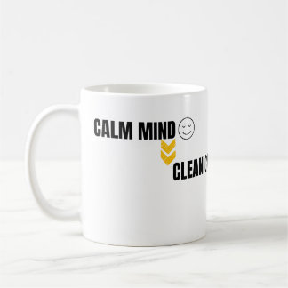 Calm Mind Smart Trading Minimal Chart Art Kaffemugg