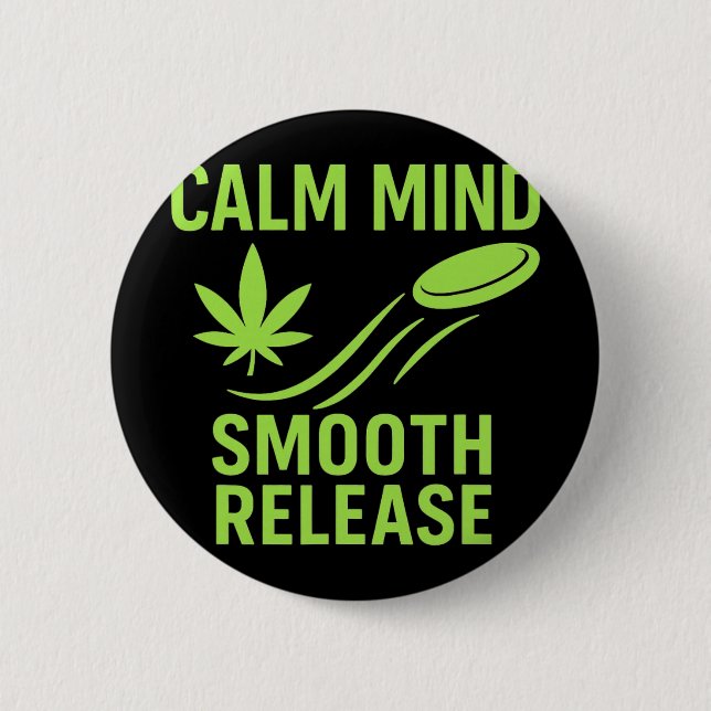 Calm Mind Smooth Release Chill Disc Golf Frisbee  Knapp (Framsida)
