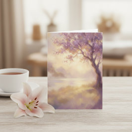 Calm Nature Aesthetic Thinking Of You Sympathy Kort