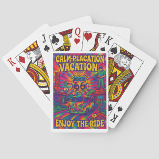 Calm-Placation Vacation – Route 66 Playing Cards Casinokort