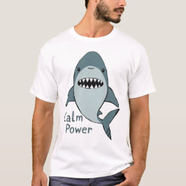 Calm-Power-Cute-Shark T Shirt