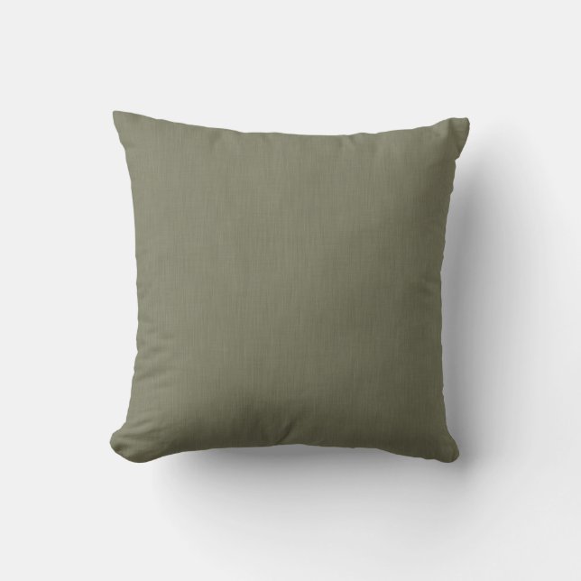 Calm & simple olive green textured background  kudde (Framsida)